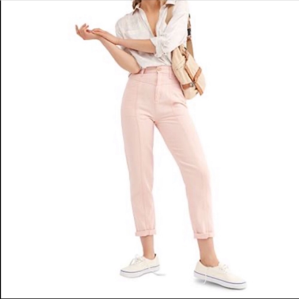 Free People City Of Lights high rise jeans